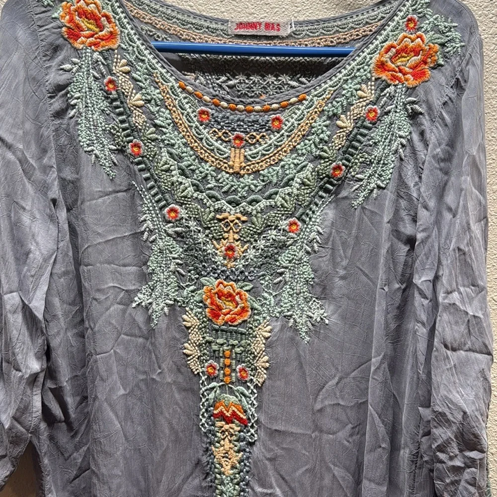 Johnny Was Embroidered Tunic - Picture 4 of 7